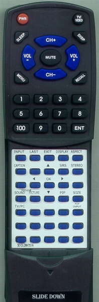 AUDIOVOX 301-DL26K7-01A RCD010A replacement Redi Remote