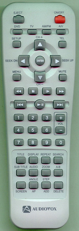 AUDIOVOX SW0145REV1 Genuine OEM original Remote