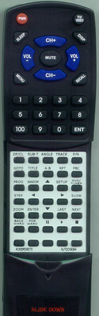 AUTOCINEMA AC500REMOTE replacement Redi Remote