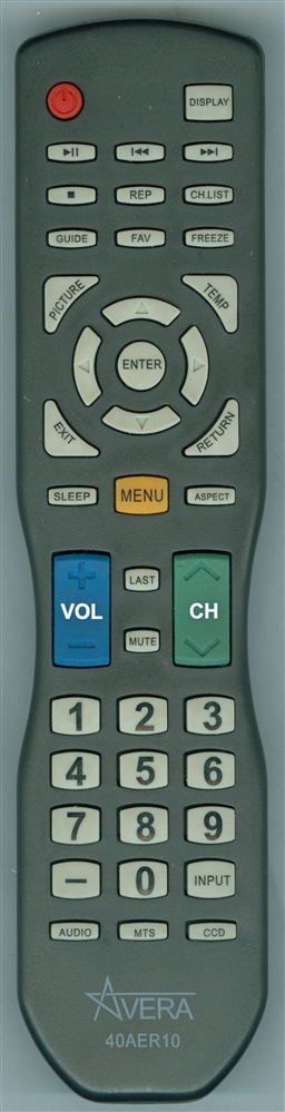 AVERA 40AER10 Refurbished Genuine OEM Original Remote