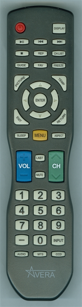 AVERA 49EQX10 Genuine OEM Original Remote