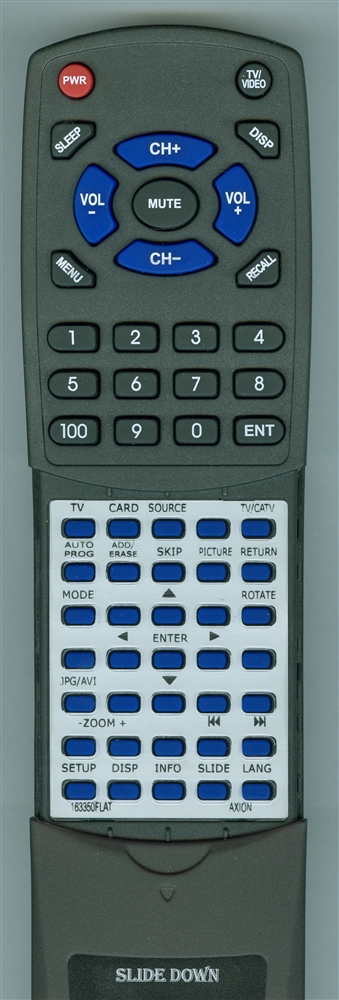 AXION 16-3350FLAT replacement Redi Remote