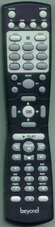 BEYOND BTVM17DVDUS Genuine  OEM original Remote