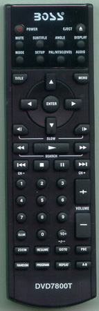 BOSS DVD7800T DVD7800T Genuine  OEM original Remote
