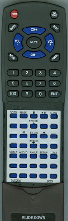 BOSS DVD2500 replacement Redi Remote