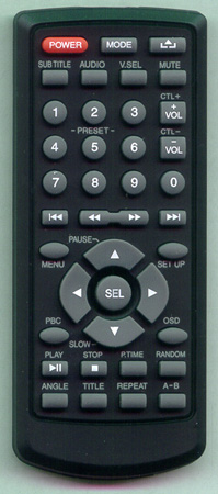BOSS DVD9800BWIRELESSREMOTE Genuine OEM original Remote