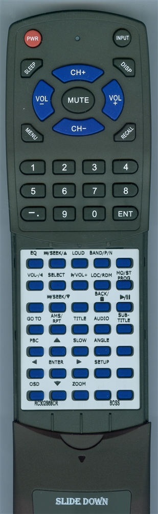 BOSS RC302-S6B-CR replacement Redi Remote