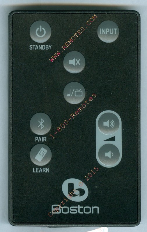 BOSTON ACOUSTIC 188-SWXSDCBR-E Genuine OEM original Remote