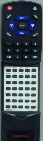 BROKSONIC 076N0DW130 076N0DW130 replacement Redi Remote