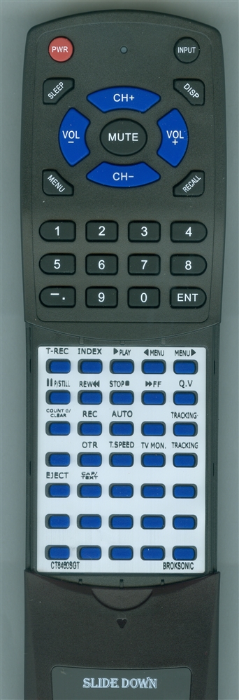 BROKSONIC CT8460SGT replacement Redi Remote