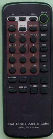 CALIFORNIA AUDIO LAB 01REMOTE-CL10 Genuine  OEM original Remote