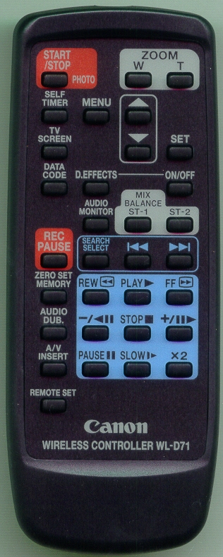 CANON D83-0502-000 WLD71A Refurbished Genuine OEM Original Remote