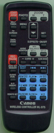 CANON D83-0562-000 WLD75 Genuine OEM original Remote