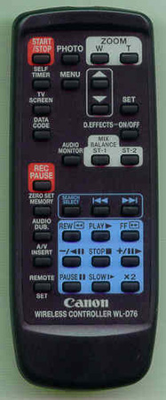 CANON D83-0572-000 WLD75 Genuine OEM original Remote