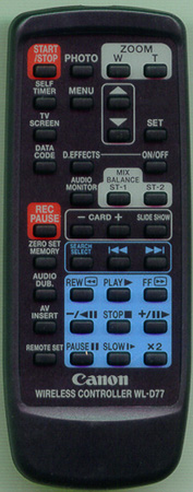 CANON D83-0582-000 WLD77A Genuine OEM original Remote