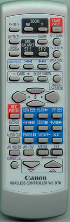 CANON D83-0612 WLD78 Genuine OEM original Remote