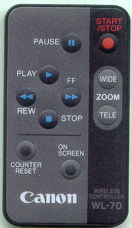 CANON DY1-7630-000 WL70 Genuine OEM original Remote