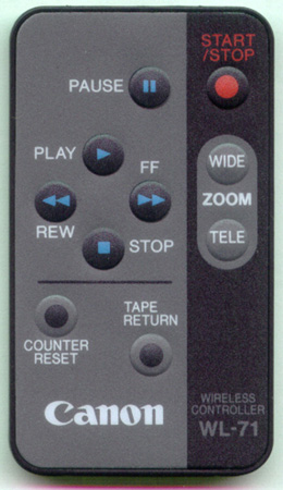 CANON DY1-7747-000 WL71 Genuine OEM original Remote