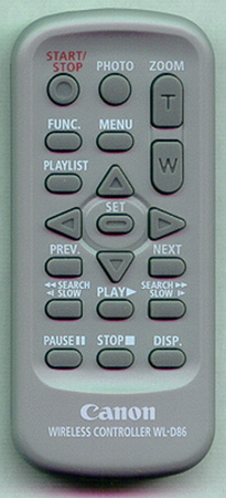 CANON D83-0722-000 WL-D86 Genuine  OEM original Remote