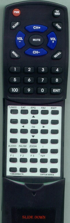 CAPTIVE WORKS CW100R replacement  Redi Remote