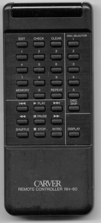 CARVER 4U10001101 RH60 Genuine  OEM original Remote