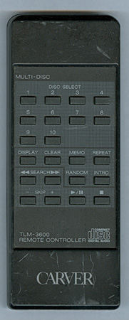 CARVER TLM3600 TLM3600 Genuine  OEM original Remote