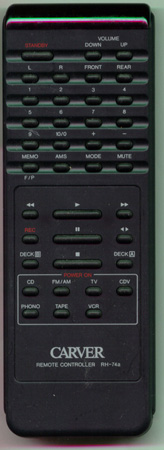 CARVER ZK-166J-0010 RH74A Genuine  OEM original Remote