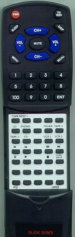 CARVER RT-03 RH-24 replacement Redi Remote