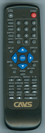 CAVS DVD101G Genuine OEM original Remote