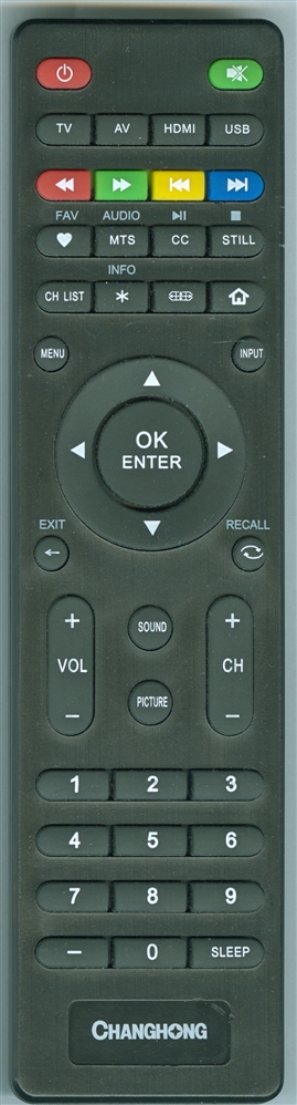 CHANGHONG RM-CHA Genuine  OEM original Remote