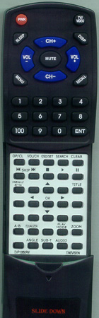 CINEVISION DVP10650RM replacement Redi Remote