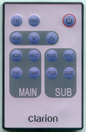 CLARION RCL123 Genuine original OEM Remote