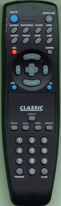 CLASSIC CDR201REM CDR201 Refurbished Genuine OEM Original Remote