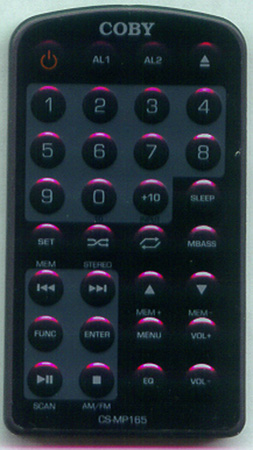 COBY CSMP165 CSMP165 Genuine  OEM original Remote