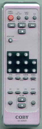 COBY CX3CD620 CX3CD620 Genuine  OEM original Remote