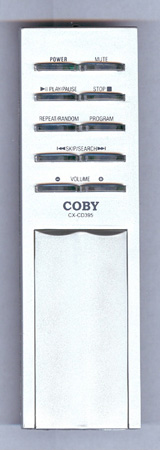 COBY CXCD395 CXCD395 Genuine  OEM original Remote