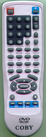 COBY DVD202 Genuine  OEM original Remote