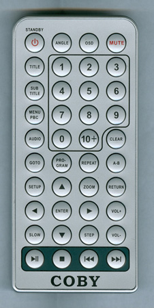 COBY DVD211 Genuine  OEM original Remote