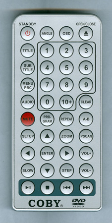 COBY DVD233 Genuine  OEM original Remote