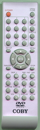 COBY DVD423 Genuine  OEM original Remote