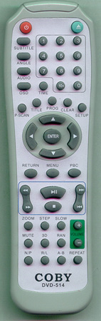 COBY DVD514 Genuine  OEM original Remote