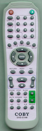 COBY DVD514M DVD514M Genuine  OEM original Remote