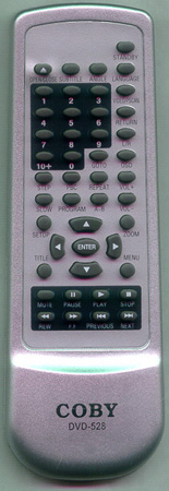 COBY DVD528 Genuine  OEM original Remote