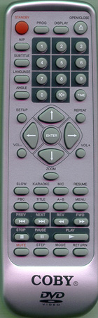 COBY DVD615 Genuine  OEM original Remote