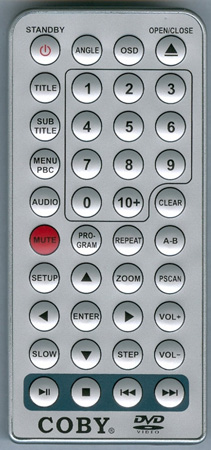 COBY DVD637 Genuine  OEM original Remote