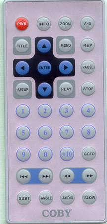 COBY DVD75000 Genuine  OEM original Remote