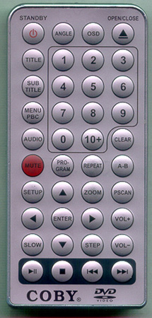COBY DVD755 Genuine  OEM original Remote