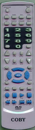 COBY DVD905 Genuine  OEM original Remote