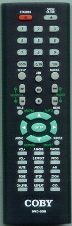 COBY DVD958 DVD958 Genuine  OEM original Remote