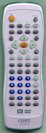 COBY DVDR1200 Genuine  OEM original Remote